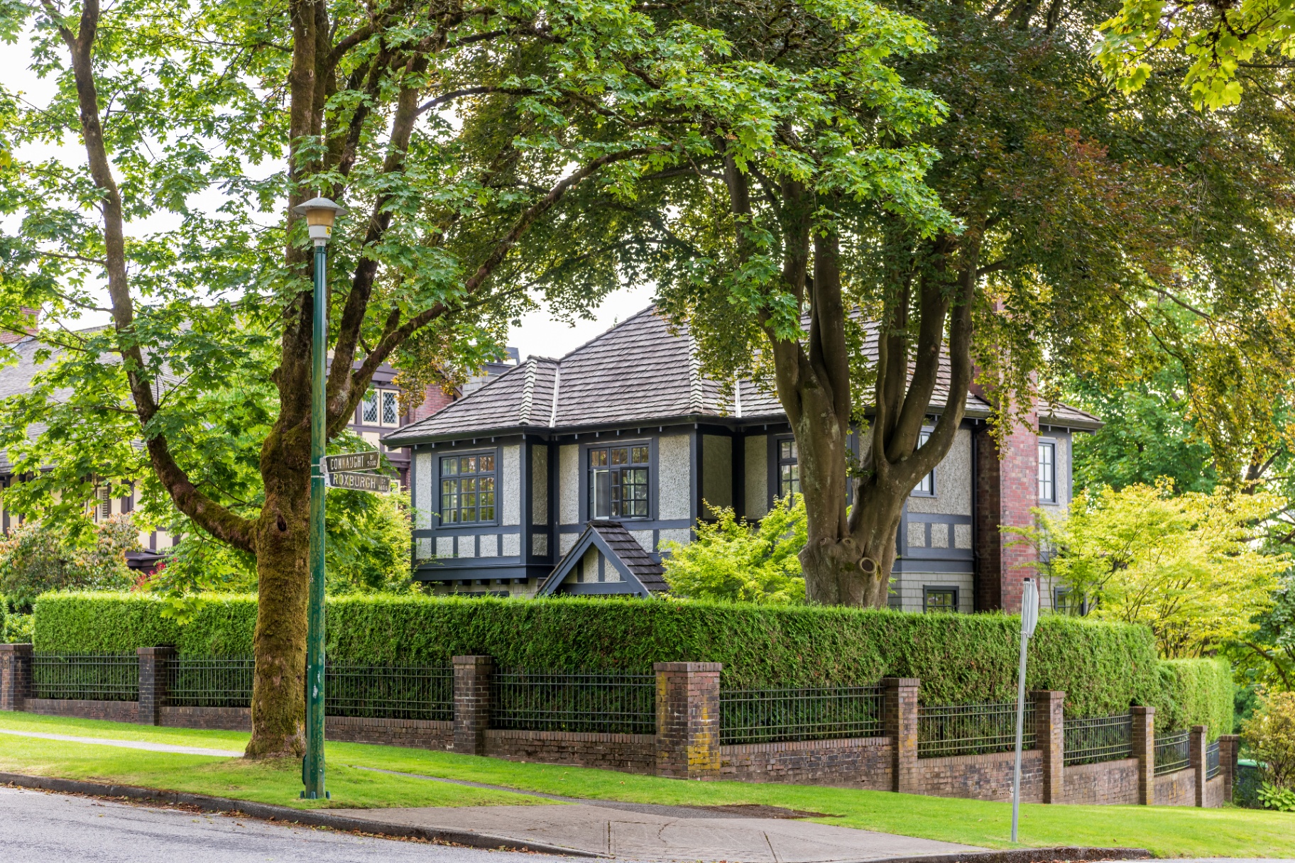 Leafy residential street with period homes in a South East suburb